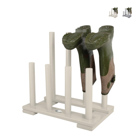 Soporte de madera para 4 pares de botas Promoción