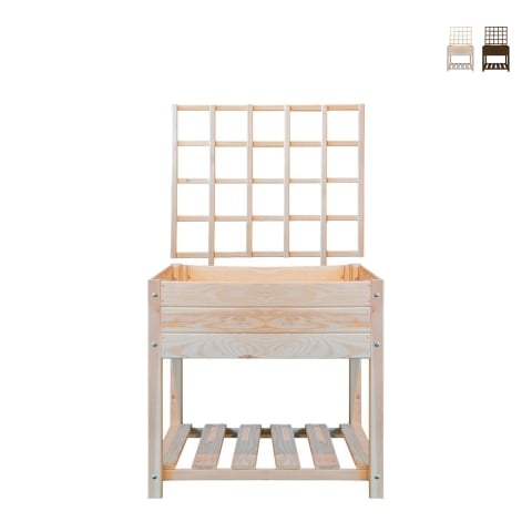 Soporte de madera para plantas trepadoras 78,2x3,8x84,9cm Promoción