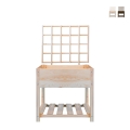 Soporte de madera para plantas trepadoras 78,2x3,8x84,9cm Promoción