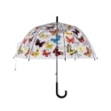 Paraguas transparente con estampado de mariposas coloridas Promoción