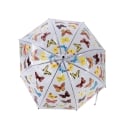 Paraguas transparente con estampado de mariposas coloridas Venta