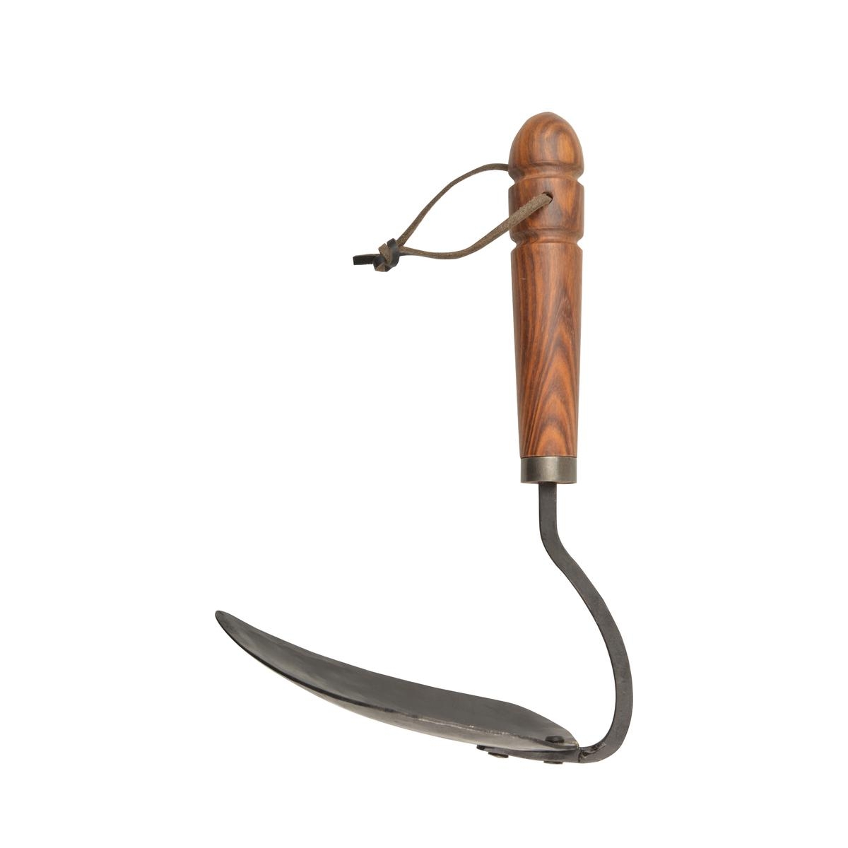 Azadilla para jardinería de hierro y madera