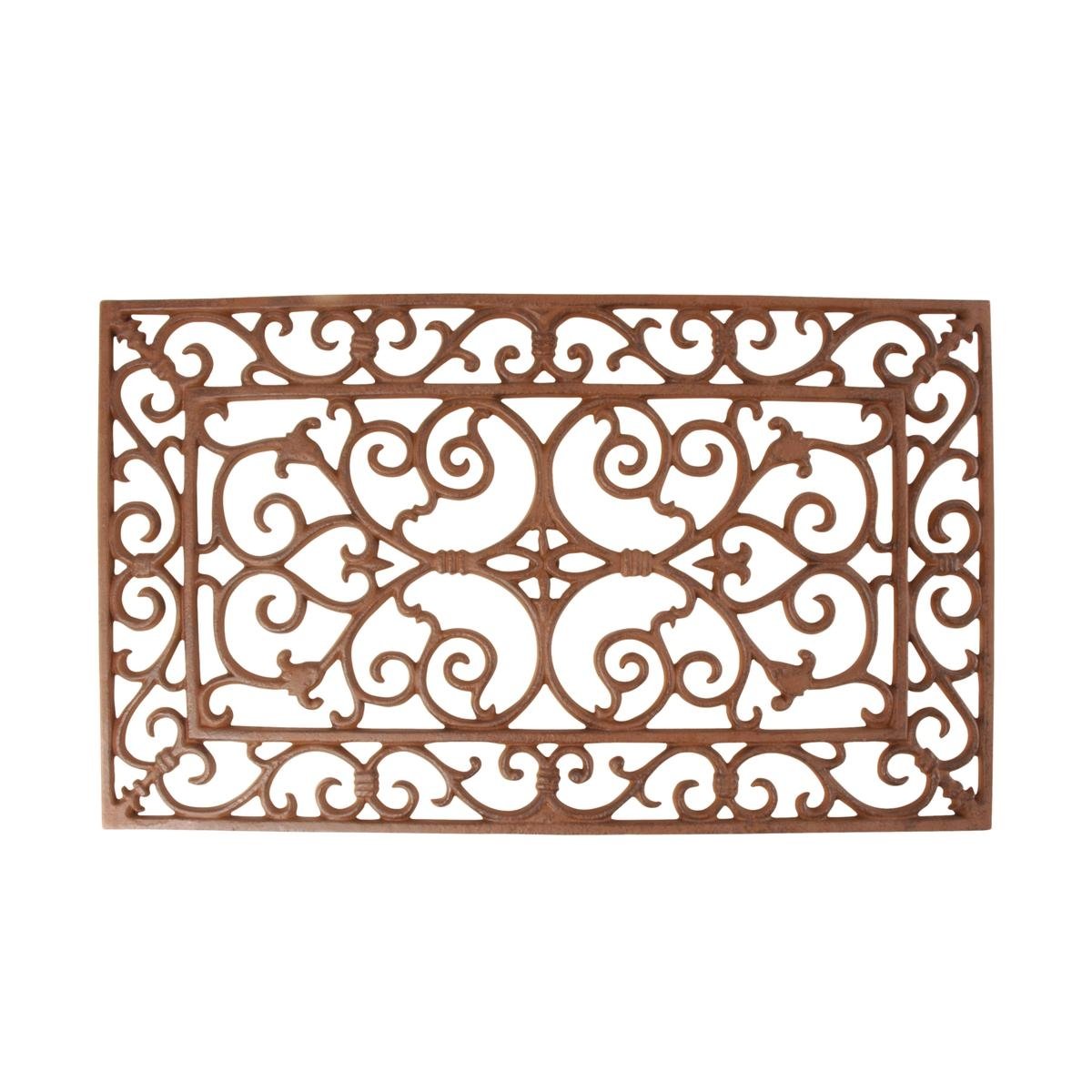 Alfombra de entrada de hierro fundido estilo clásico 58,2x34 cm Promoción Alfombra de entrada de hierro fundido estilo clásico 58,2x34 cm Promoción
