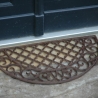 Alfombra de entrada semicircular de hierro fundido estilo clásico decorativo Venta
