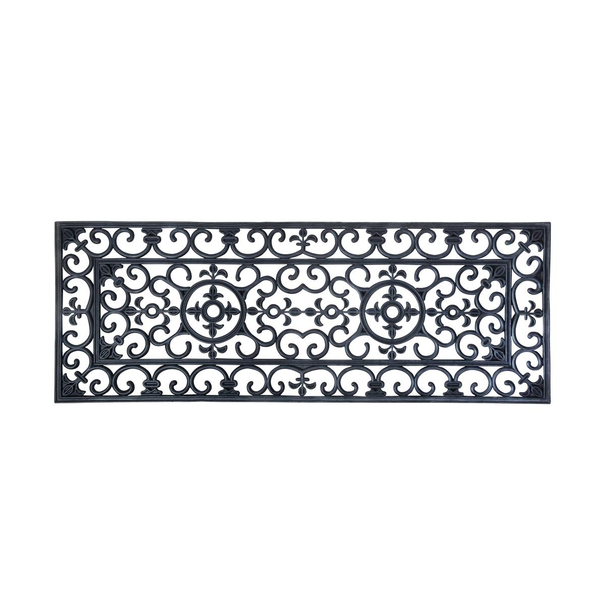 Felpudo rectangular de entrada de goma estilo victoriano Promoción Felpudo rectangular de entrada de goma estilo victoriano Promoción