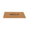 Felpudo de entrada de fibra de coco con texto "Hello" Venta