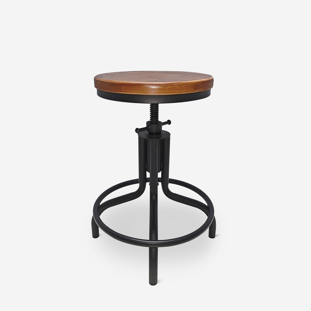 Taburete para barra de cocina de estilo industrial y ajustable con tornillo de rosca Skape Promoción