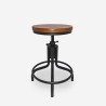 Taburete para barra de cocina de estilo industrial y ajustable con tornillo de rosca Skape Promoción