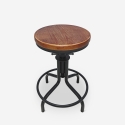 Taburete para barra de cocina de estilo industrial y ajustable con tornillo de rosca Skape Oferta