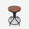Taburete para barra de cocina de estilo industrial y ajustable con tornillo de rosca Skape Oferta