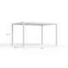 Pérgola bioclimática 3x4 m para jardín de aluminio manual Trinidad 