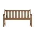 Banco de jardín 3 plazas de madera de teca Lampedusa Oferta