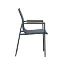 Set de exterior con mesa de vidrio y 4 sillas Tarquinia Catálogo