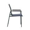 Set de exterior con mesa de vidrio y 4 sillas Tarquinia Catálogo