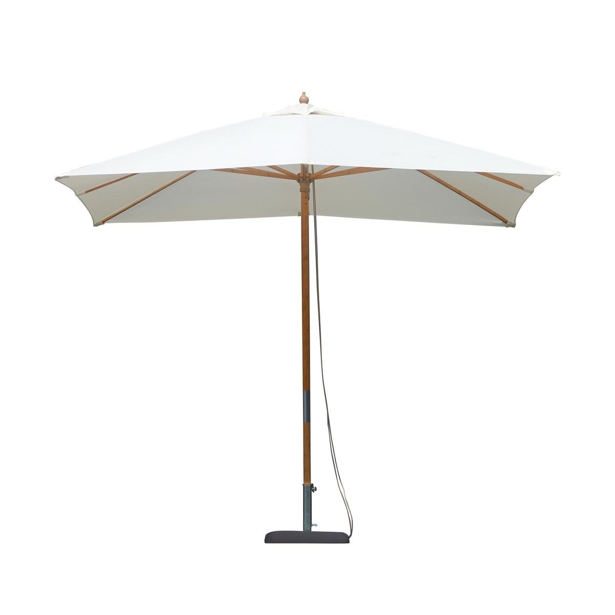 Sombrilla de jardín con poste central de madera de bambú 3x2m Arunya Promoción Sombrilla de jardín con poste central de madera de bambú 3x2m Arunya Promoción