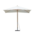 Parasol de jardín 3x3m con poste central de bambú resistente al viento Khumat Promoción