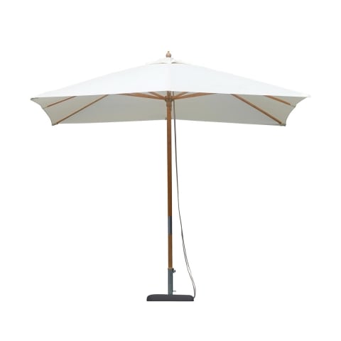 Parasol de jardín 3x3m con poste central de bambú resistente al viento Khumat Promoción