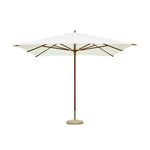Sombrilla de jardín en madera y poliéster 3x4m Manora Promoción
