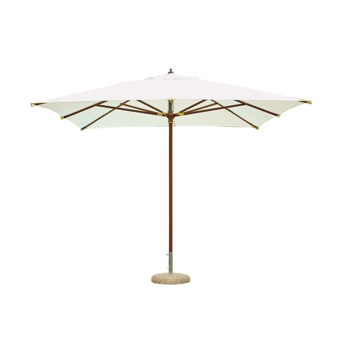 Sombrilla de jardín en madera y poliéster 3x4m Manora Promoción Sombrilla de jardín en madera y poliéster 3x4m Manora Promoción