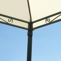 Gazebo de jardín de hierro 3x3 color ecru antracita Illinois Oferta