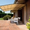 Pérgola de pared de hierro 3x4 m para exteriores Kansas Oferta