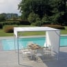Pérgola de jardín 3x3 con techo deslizante Skroda Oferta