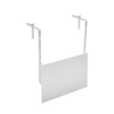 Mesa blanca plegable para exteriores, ideal para balcones, 60x52 cm Ringhiera Oferta