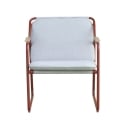 Conjunto de jardín moderno 2 sillones, sofá y mesa Tinos Descueto