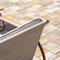 Conjunto de jardín moderno 2 sillones, sofá y mesa Tinos Elección