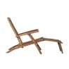 Tumbona reclinable de madera de teca para jardín Streamer Oferta