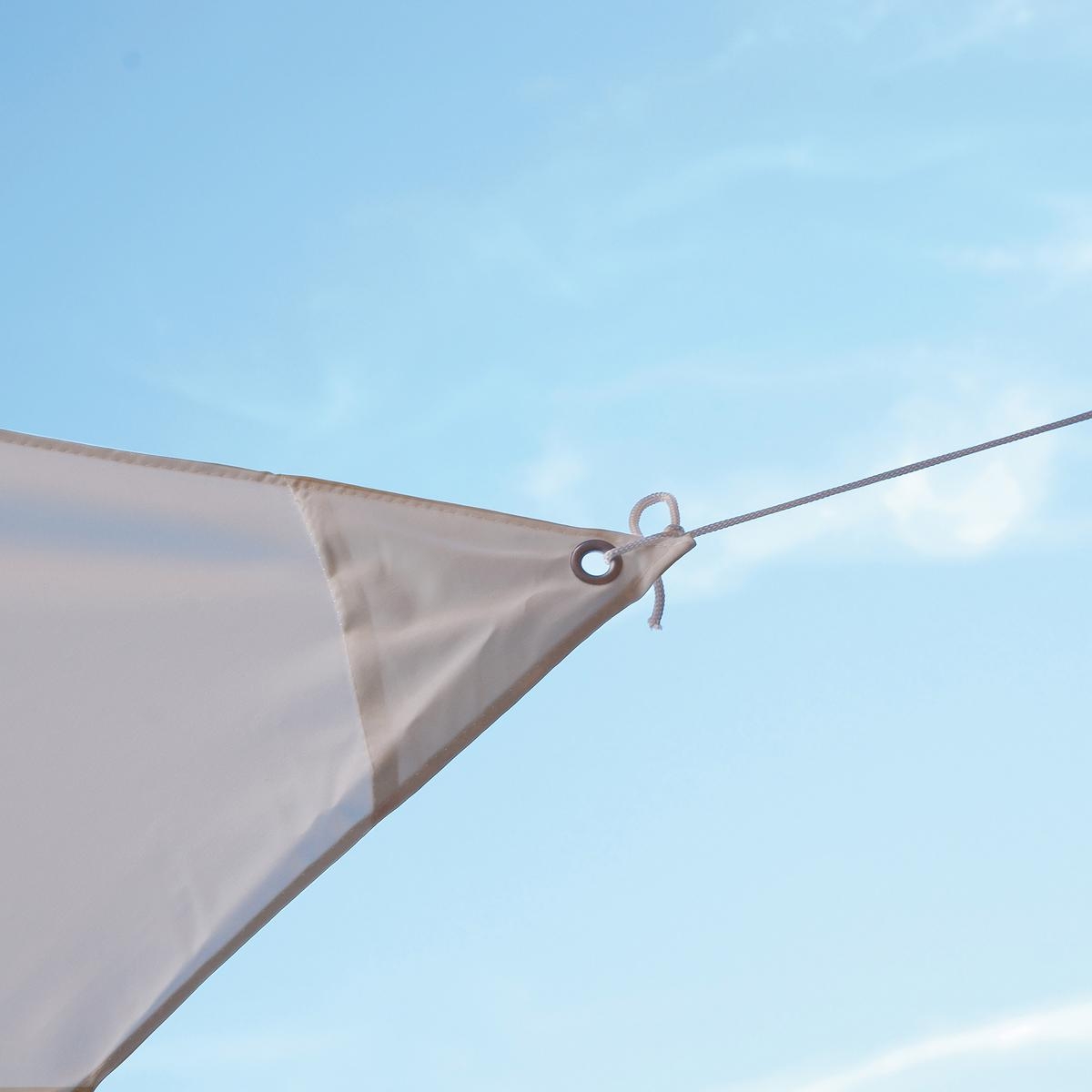 Toldo triangular para exteriores 3.6 x 3.6 x 3.6m Solar