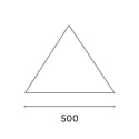 Toldo vela triangular para exterior 5x5x5m Solar Venta