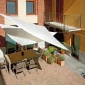 Toldo vela triangular para exterior 5x5x5m Solar Promoción