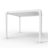 Pérgola bioclimática de jardín de 3x3 m manual de aluminio Guadalupe Catálogo