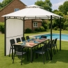 Carpa con toldo para jardín y terraza pagoda Antigua 3'3x3'3 metros Promoción