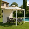 Cenador y Toldo para jardín, terraza, bar y restaurante pagoda Antigua uv 3'3x3'3 m Oferta