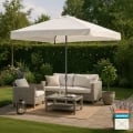 Sombrilla para jardín y terraza de aluminio rectangular Eden 3x2m Bar/Restaurante Promoción