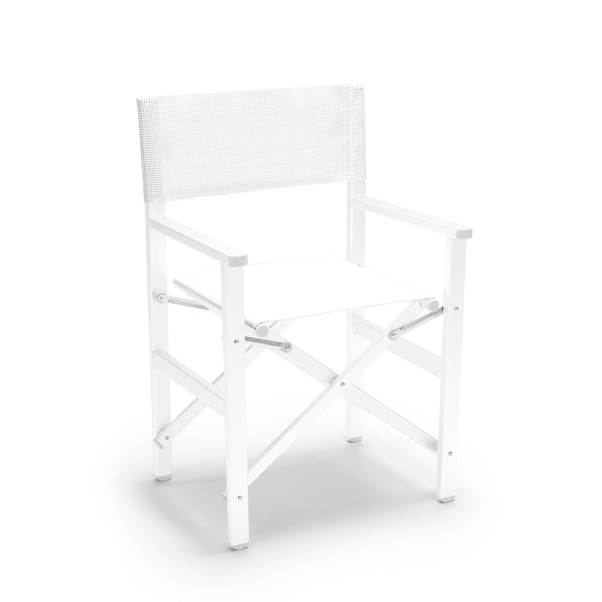 Silla de playa mar plegable aluminio textileno blanco Regista Gold White Promoción