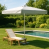 Parasol Cuadrado Aluminio Patio Bar Hotel 3x3 Marte Rebajas