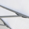 Parasol Cuadrado Aluminio Patio Bar Hotel 3x3 Marte 