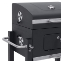 Barbacoa de carbón con ruedas, 2 parrillas y tapa Austin Oferta