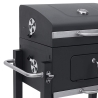 Barbacoa de carbón con ruedas, 2 parrillas y tapa Austin Oferta