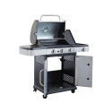 Barbacoa de gas de acero inoxidable 3 quemadores + 1 Davis Oferta