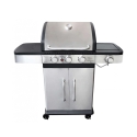 Barbacoa de gas de acero inoxidable 3 quemadores + 1 Davis Descueto