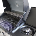 Barbacoa de gas de acero inoxidable 3 quemadores + 1 Davis Catálogo