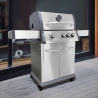 Barbacoa de gas de acero con 3 quemadores y hornillo Montana Venta