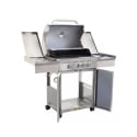 Parrilla a gas 4 quemadores de acero inoxidable Texas Oferta