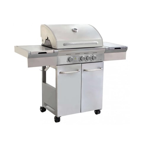 Parrilla a gas 4 quemadores de acero inoxidable Texas Promoción