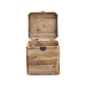Baúl de almacenamiento de madera 52x48x55cm Irving Rebajas