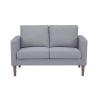 Sofá moderno de 2 plazas en algodón 137x73x82cm Ramsey Modelo